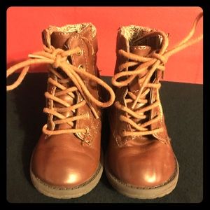 Brown Sarah Jayne kids boots